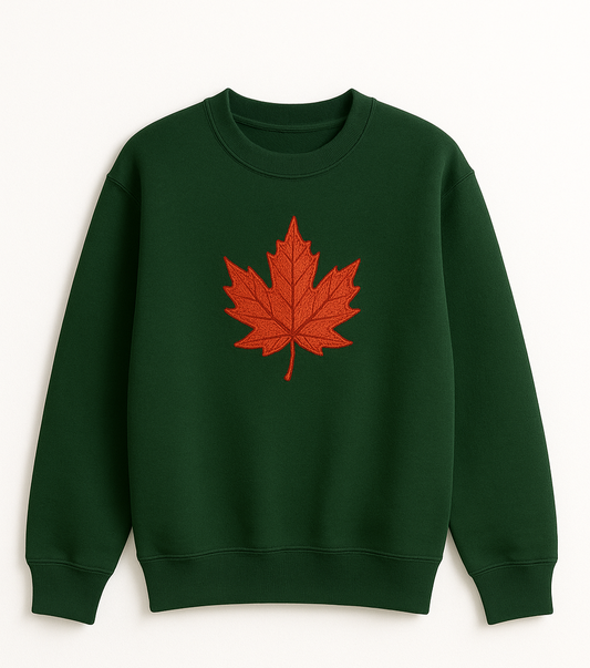 Leaf Crew Neck Sweatshirt